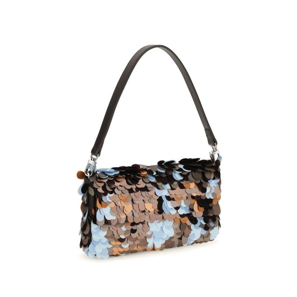 Staud Multicolor Marabou Shoulder Women's Bag - Picture 3 of 4